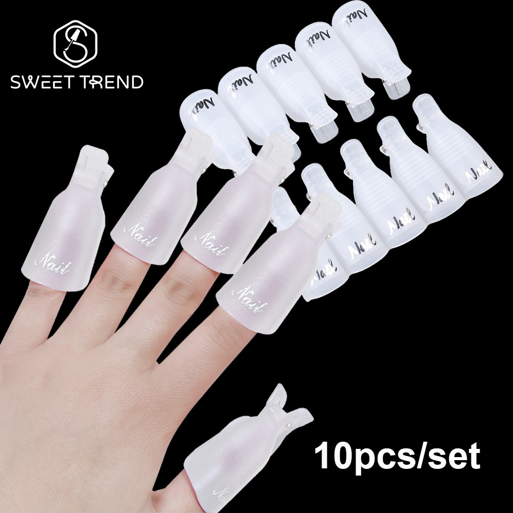 Nail Art Gel Polish - SWEET TREND-10Pcs/set Plastic Acrylic Nail Art