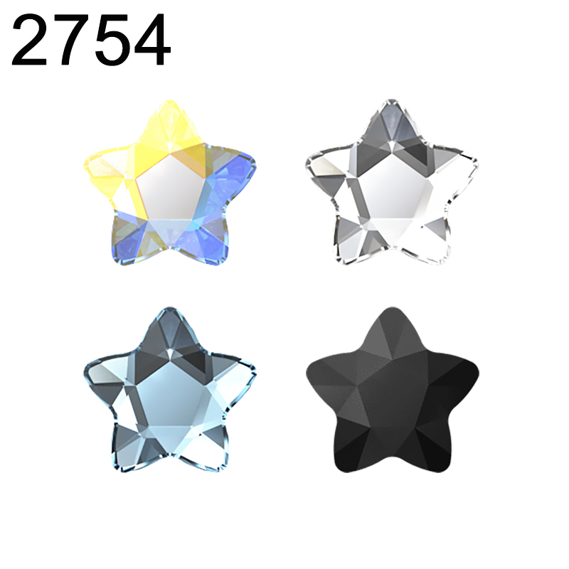 Nail Art Design - Genuine 2754 Star Flower Flat Back