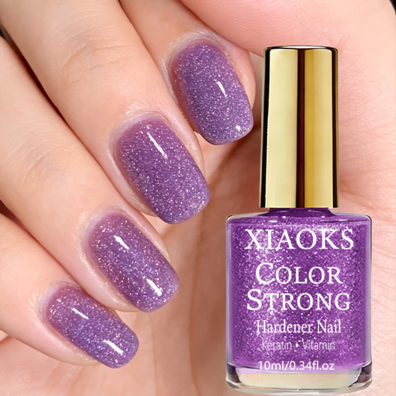 Nail Art Violet - Ice-Clear Grape Purple Crushed Diamond Nail