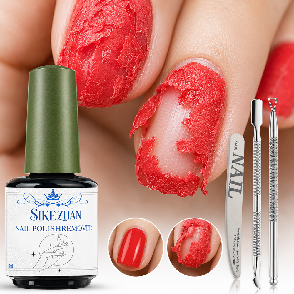 Nail Art Gel Polish - SIKEZHAN Fast Magic Gel Remover Quick