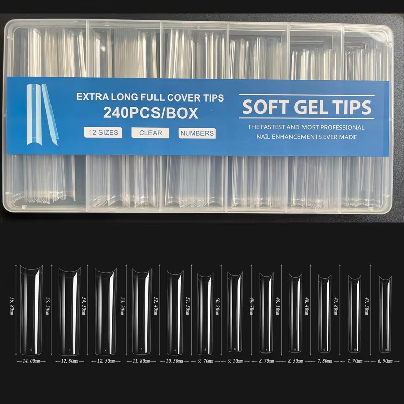 240 Pieces XXL Fake Nails Extr - огляд і ціна Nail Art Xxl