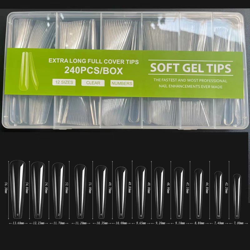 240 Pieces XXL Fake Nails Extr - огляд і ціна Nail Art Xxl