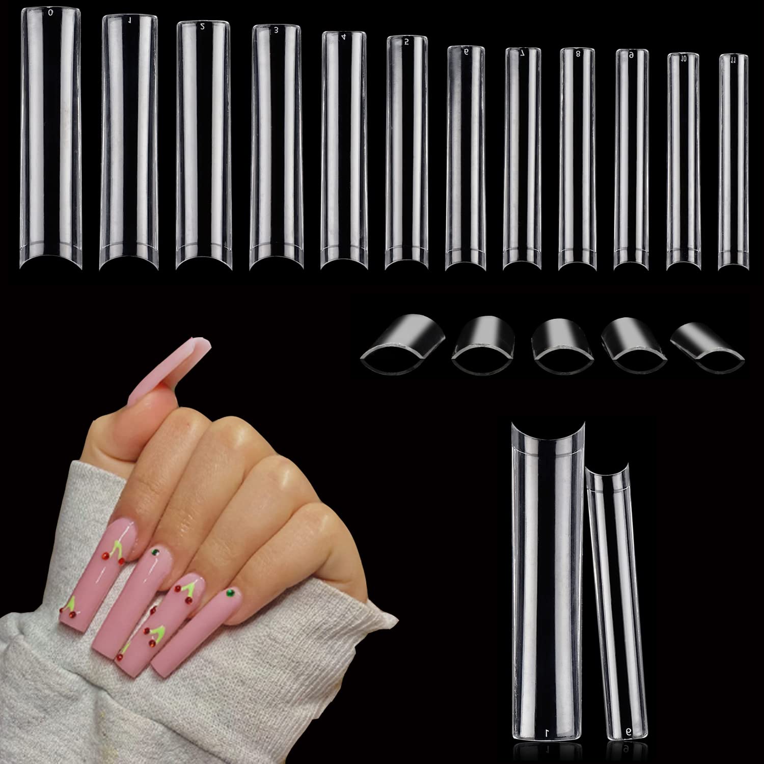 100pcs/Box XXL Extra Straight  - огляд і ціна Nail Art Xxl