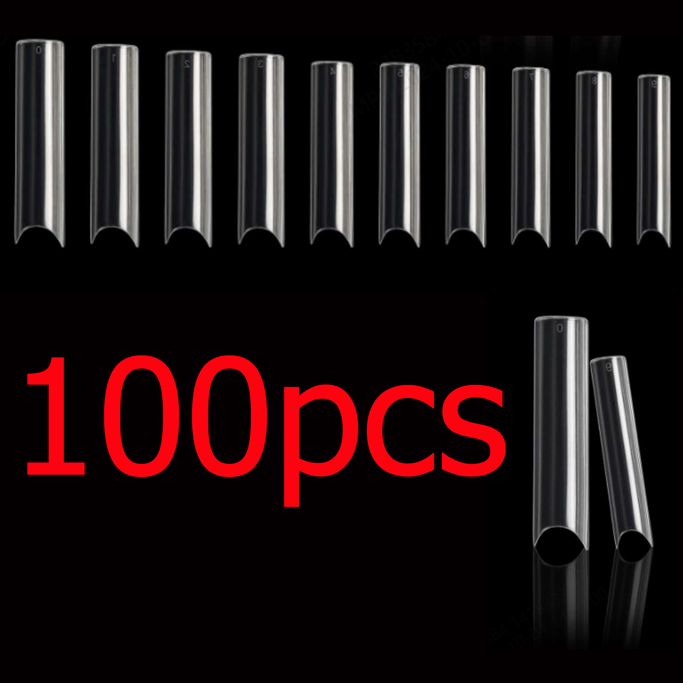 100pcs/Box XXL Extra Straight  - огляд і ціна Nail Art Xxl