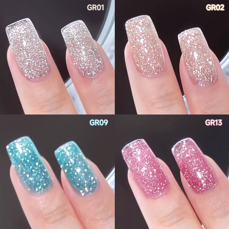 UR SUGAR 15ml Glitter Purple N - огляд і ціна Nail Art Violet