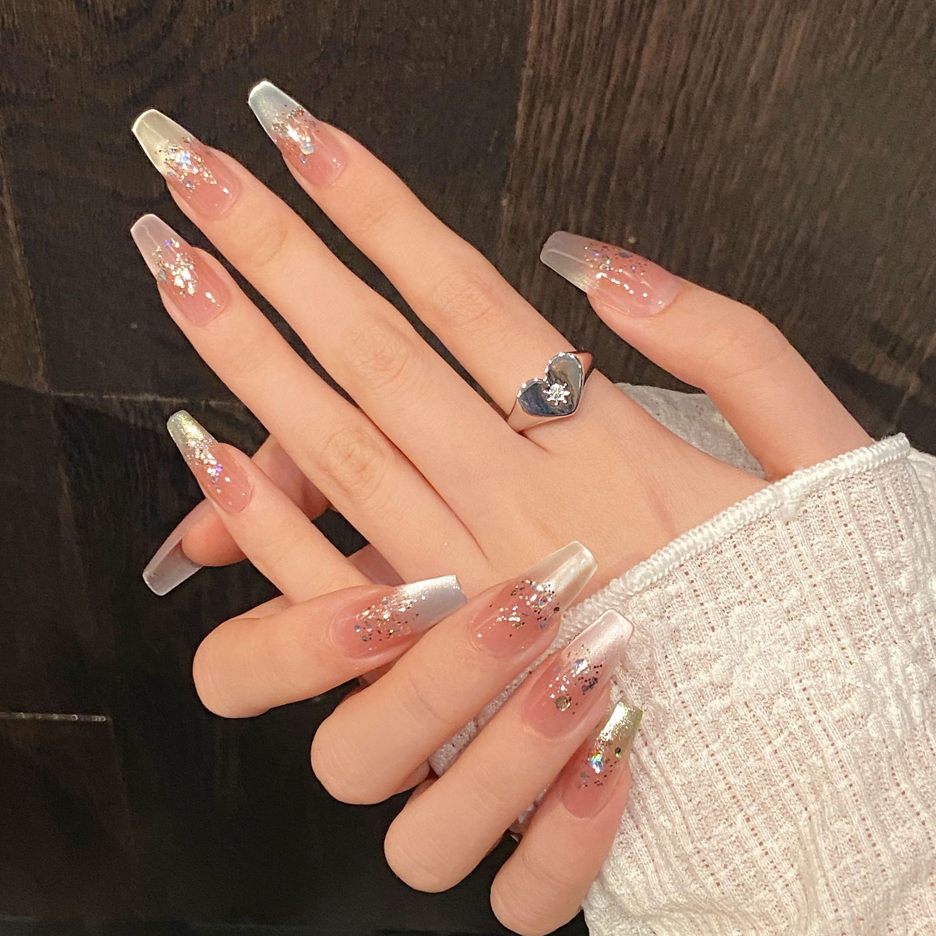 Handmade Press on Nails Rainbo - огляд і ціна Nail Art Design