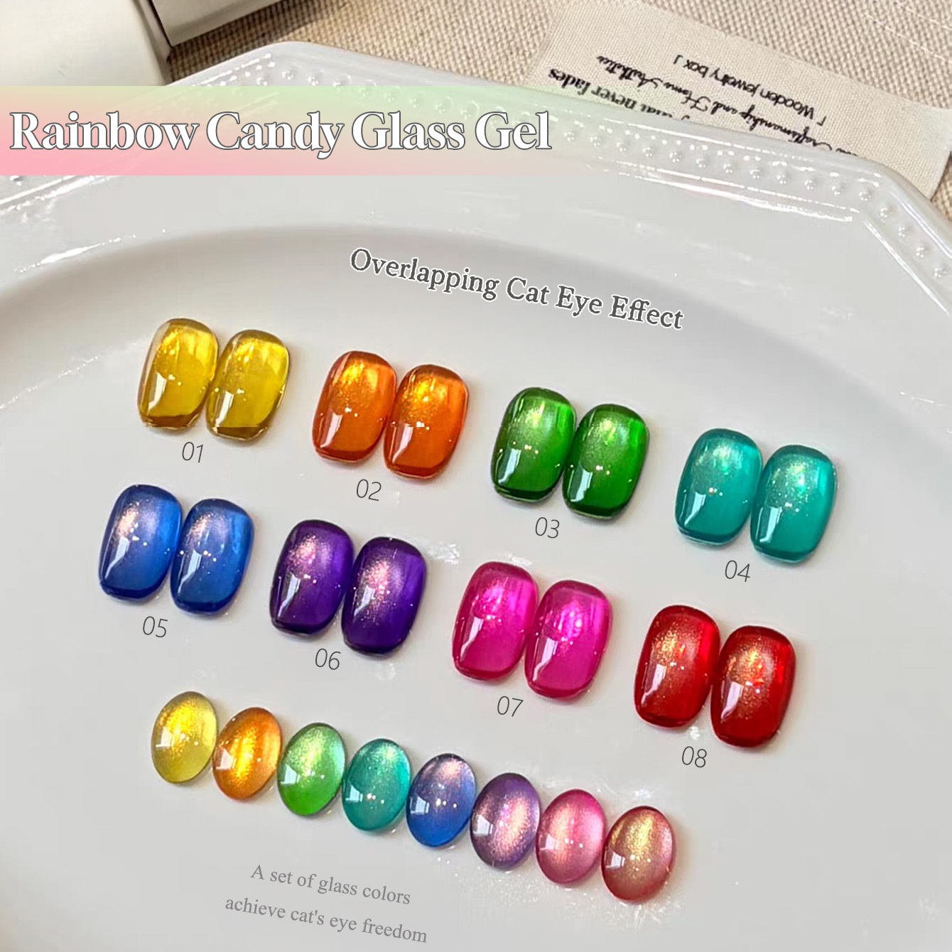 SHAKA 1pcs 2026 New Palette Ra - огляд і ціна Nail Art Rainbow