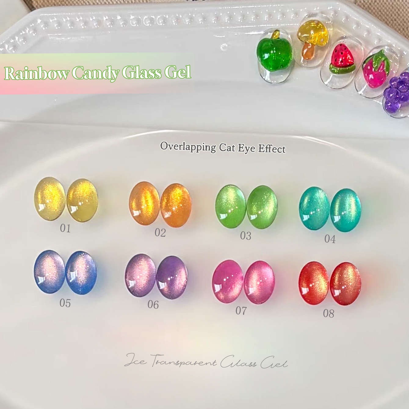 SHAKA 1pcs 2026 New Palette Ra - огляд і ціна Nail Art Rainbow