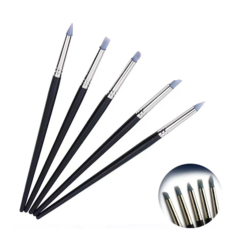 5Pcs Dental Silicone Brush Pen - огляд і ціна Nail Art Simple