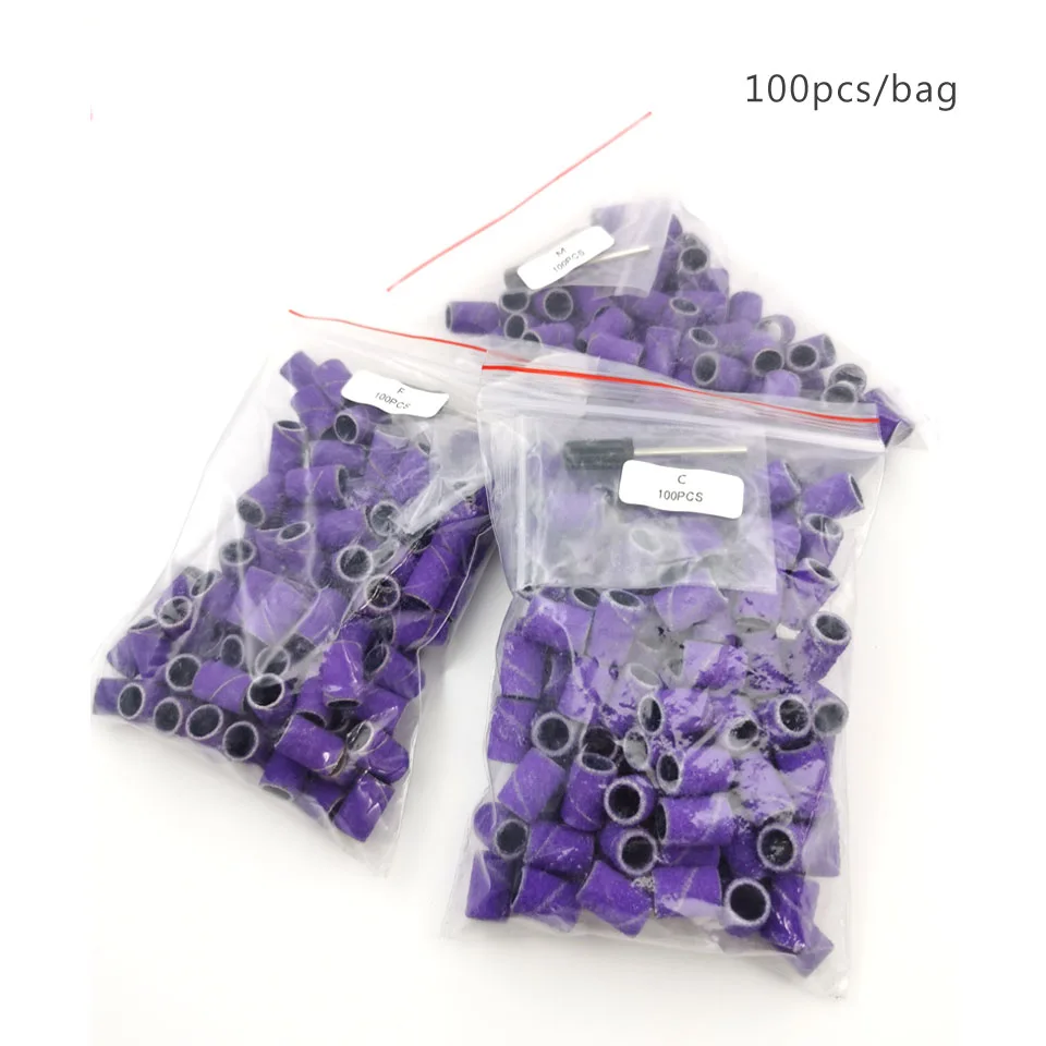 HYTOOS 100pcs/Bag Purple Sandi - огляд і ціна Nail Art Violet