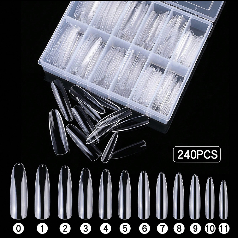 240pcs XXL False Nails Super L - огляд і ціна Nail Art Xxl