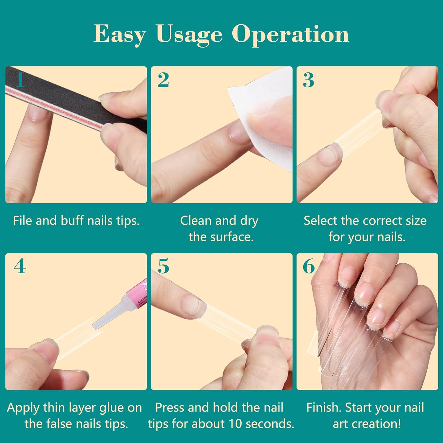 100pcs/Box XXL Extra Straight  - огляд і ціна Nail Art Xxl