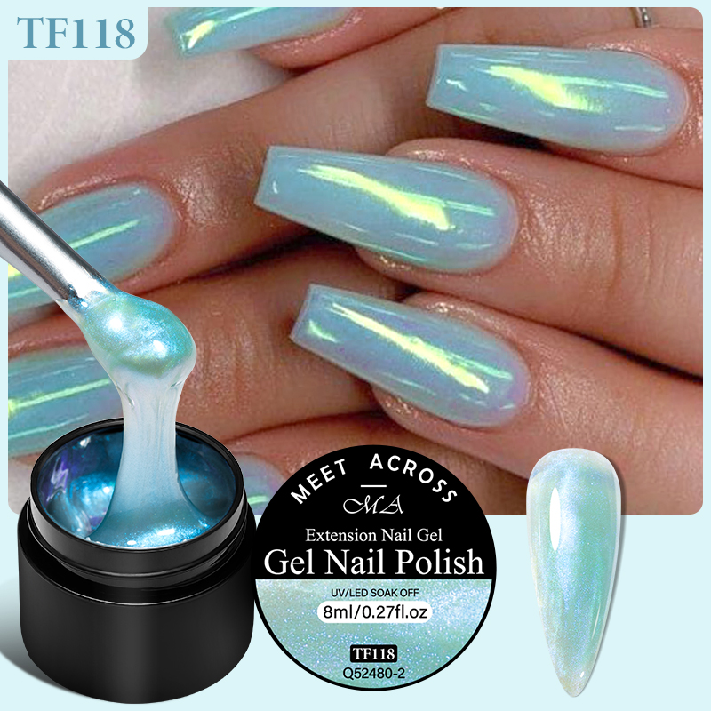 MEET ACROSS 8ml Aurora Extensi - огляд і ціна Nail Art Violet