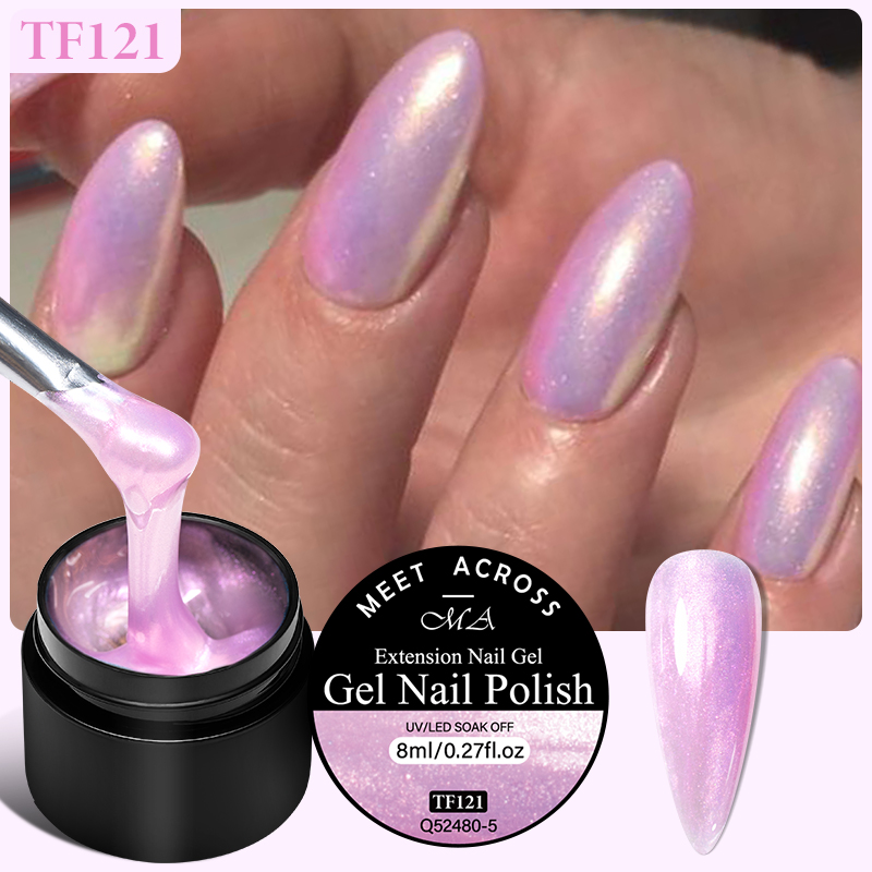 MEET ACROSS 8ml Aurora Extensi - огляд і ціна Nail Art Violet