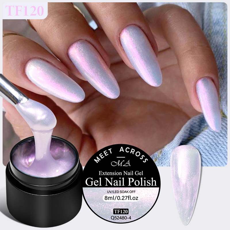 MEET ACROSS 8ml Aurora Extensi - огляд і ціна Nail Art Violet