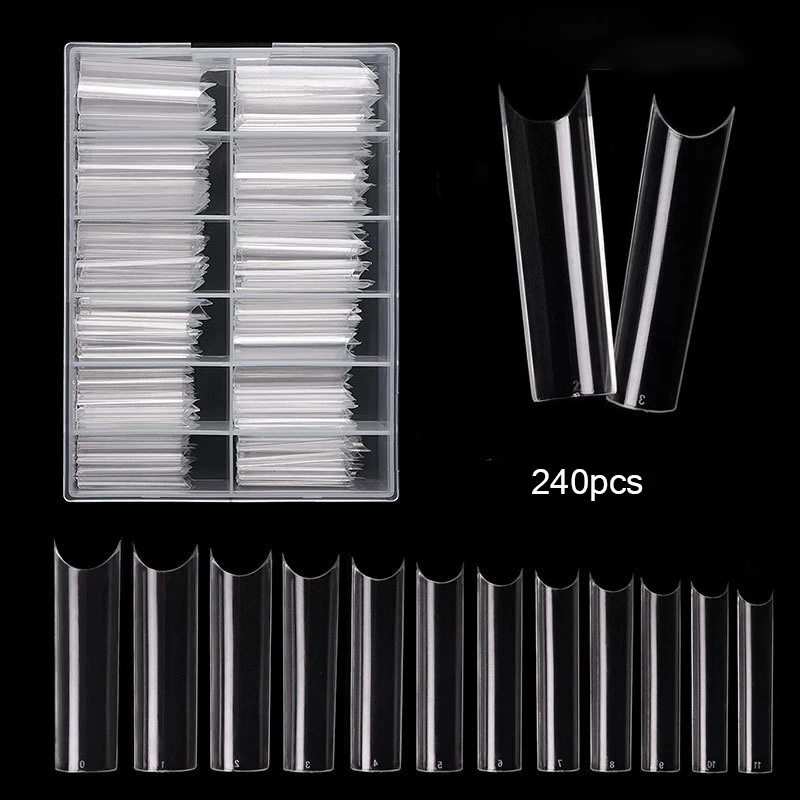 240pcs/Box XXL Extra Straight  - огляд і ціна Nail Art Xxl