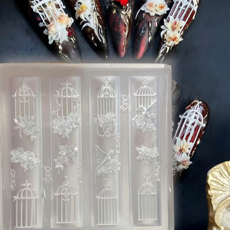 Butterfly Candlestick, Rose Bi - огляд і ціна Nail Art Gothic