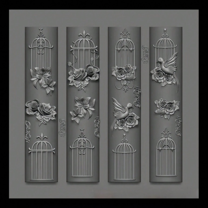Butterfly Candlestick, Rose Bi - огляд і ціна Nail Art Gothic