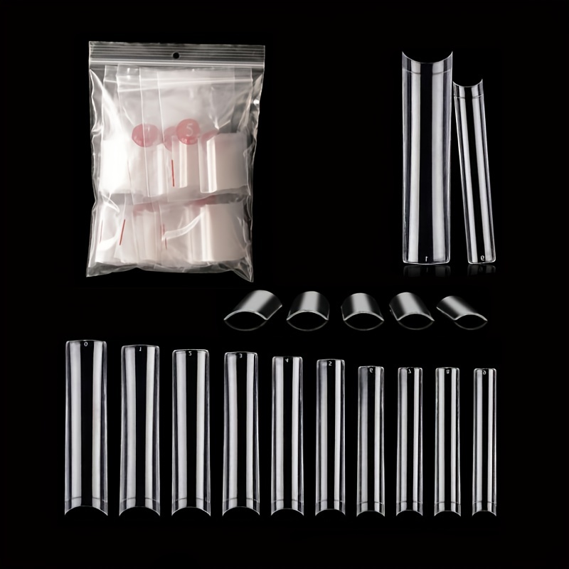 500Pcs XXL No C Curve Nail Tip - огляд і ціна Nail Art Xxl