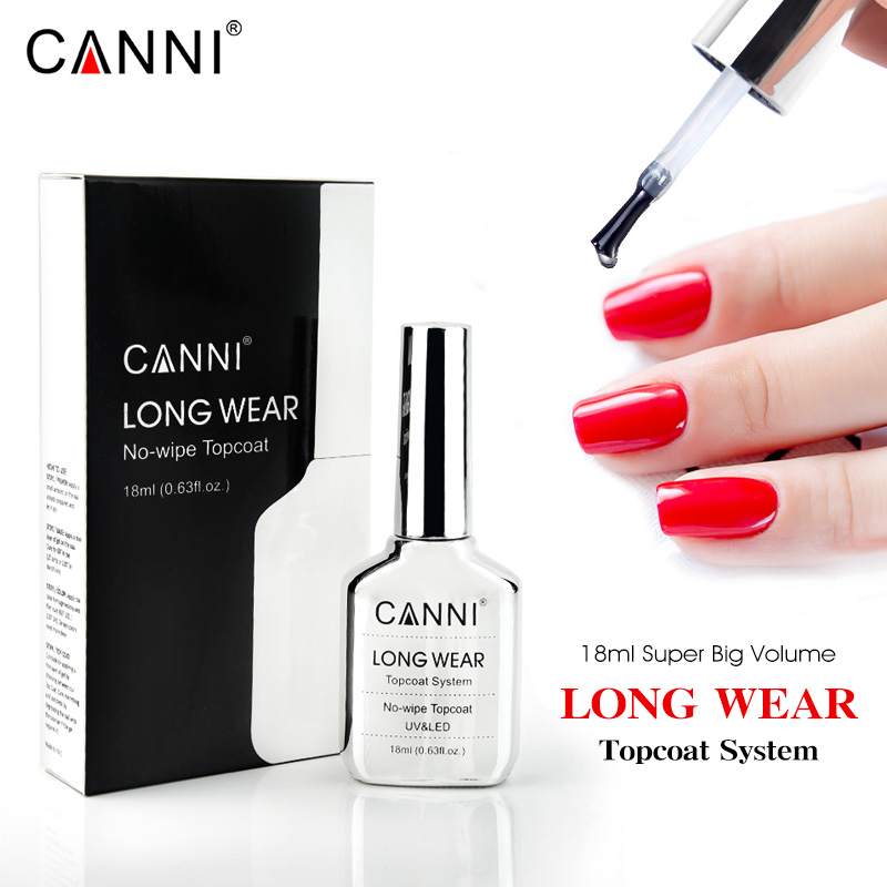 Canni 18ml Diamond Nowipe Top  - огляд і ціна Peel Off Base Coat