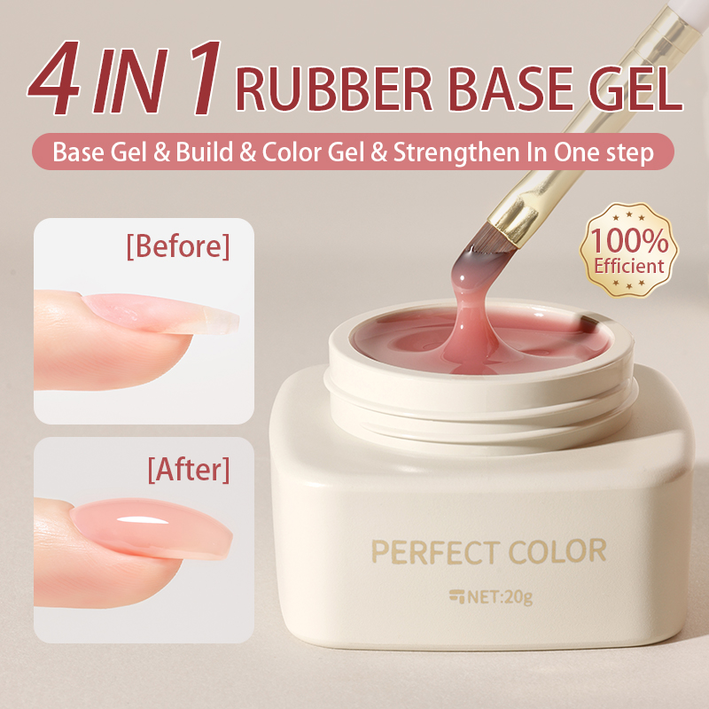 PERFECT COLOR 20g 4-in-1 Build - огляд і ціна Nail Art Gel Polish