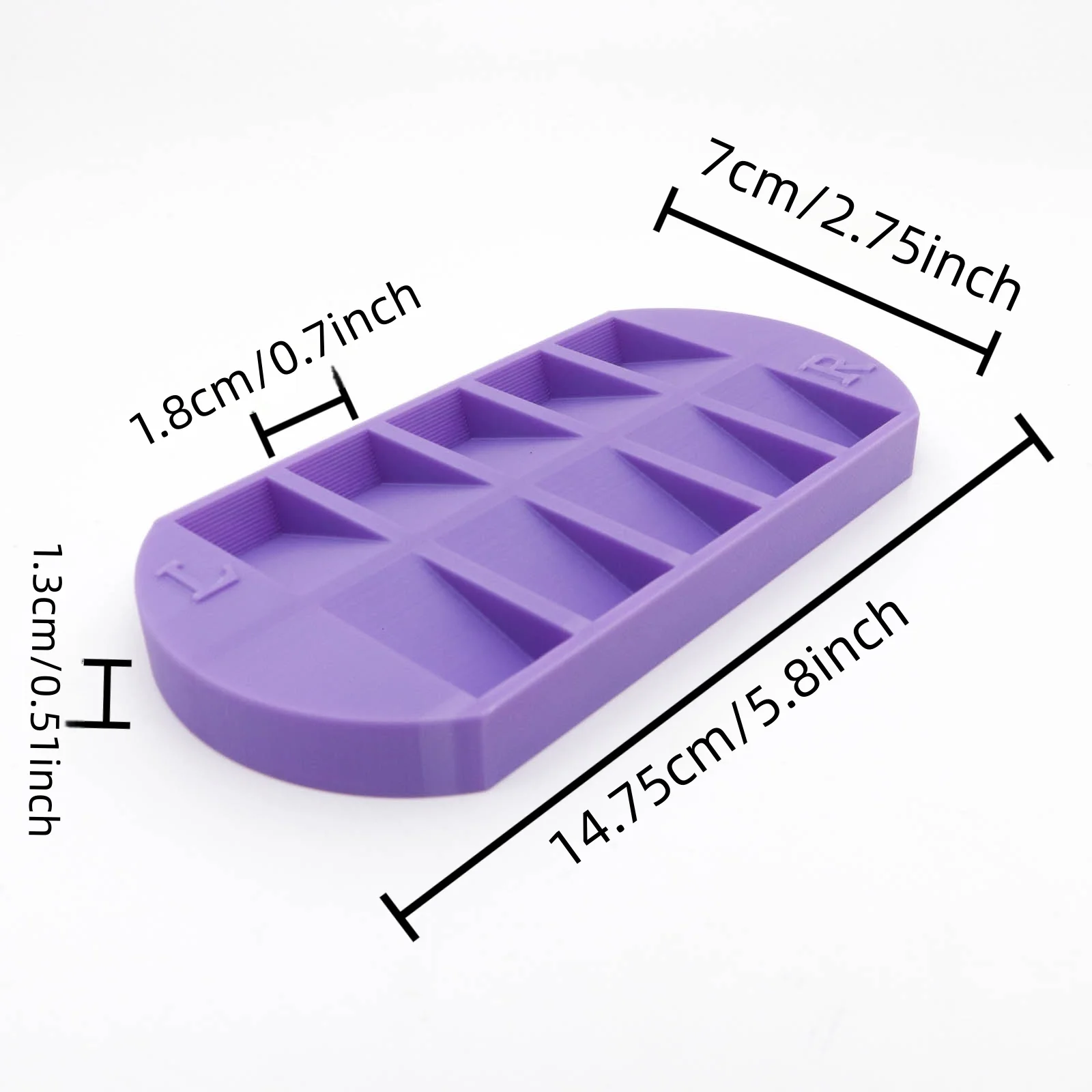 8-Grids Nail Tip Storage Tray  - огляд і ціна Nail Art Simple