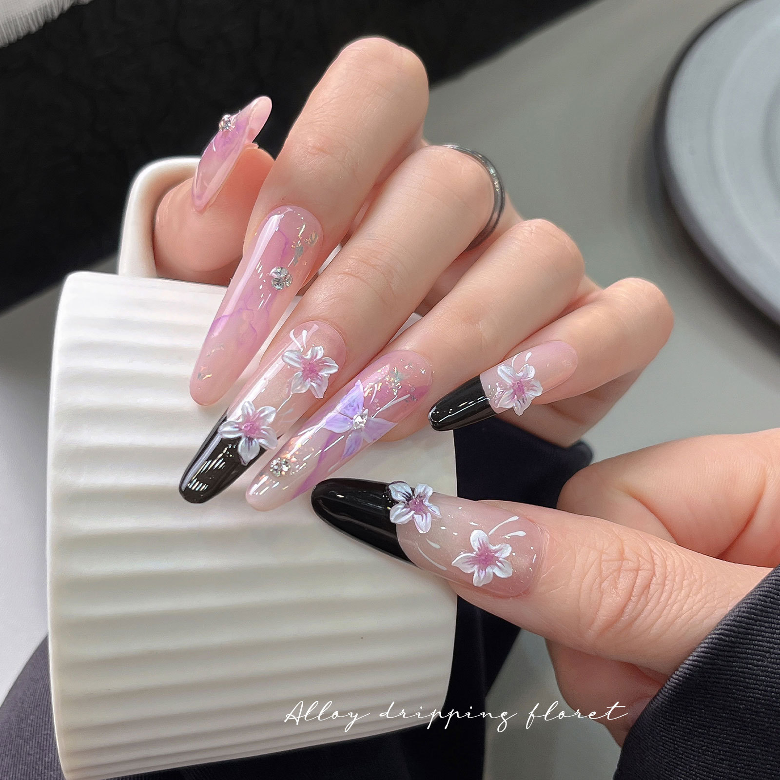 50PCS Beautiful Glazing 3D Spr - огляд і ціна Nail Art Lotso
