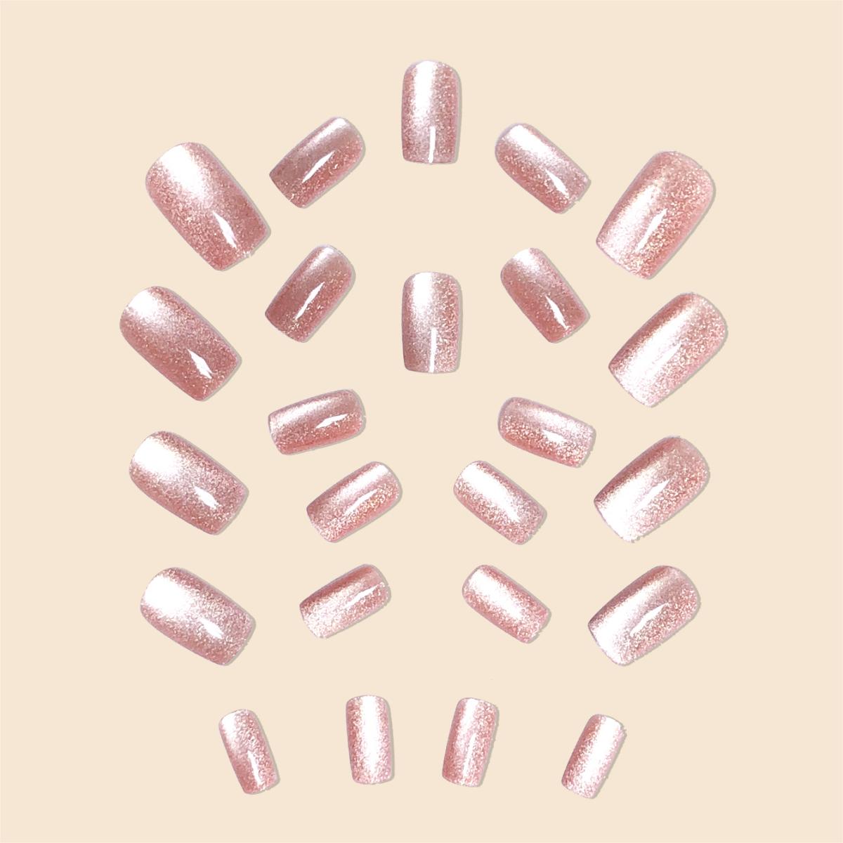 Fashion trend Women Girls 24Pc - огляд і ціна Nail Art Cat Eye Pink