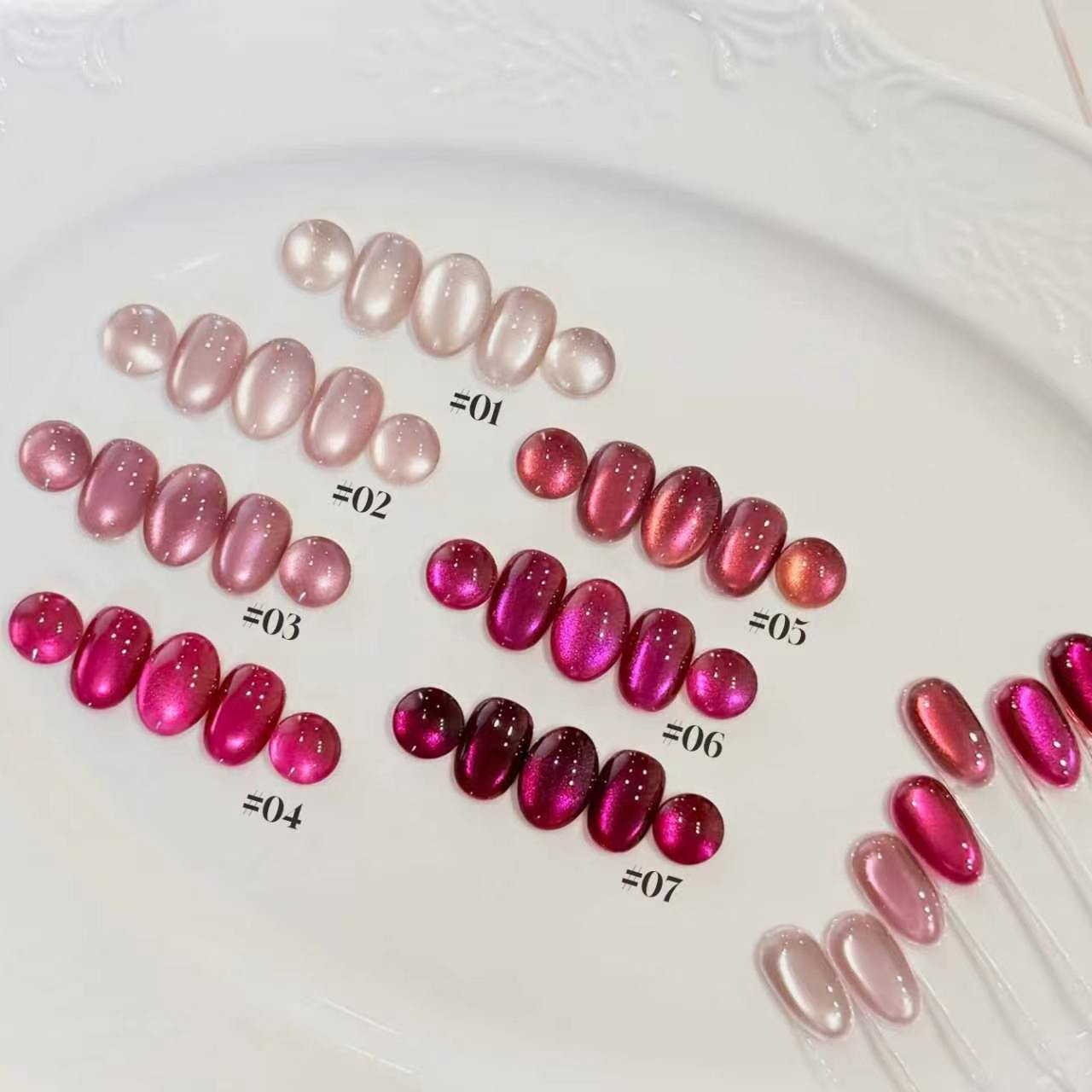 MIANEL Summer 2026 Rose Tone C - огляд і ціна Nail Art Cat Eye Pink