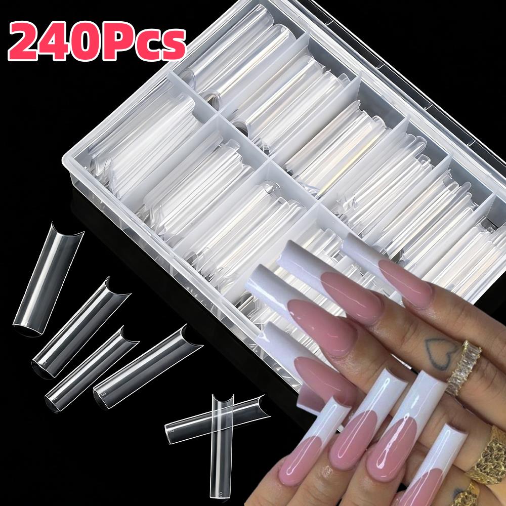 240Pcs 12 Sizes XXL Long Squar - огляд і ціна Nail Art Xxl