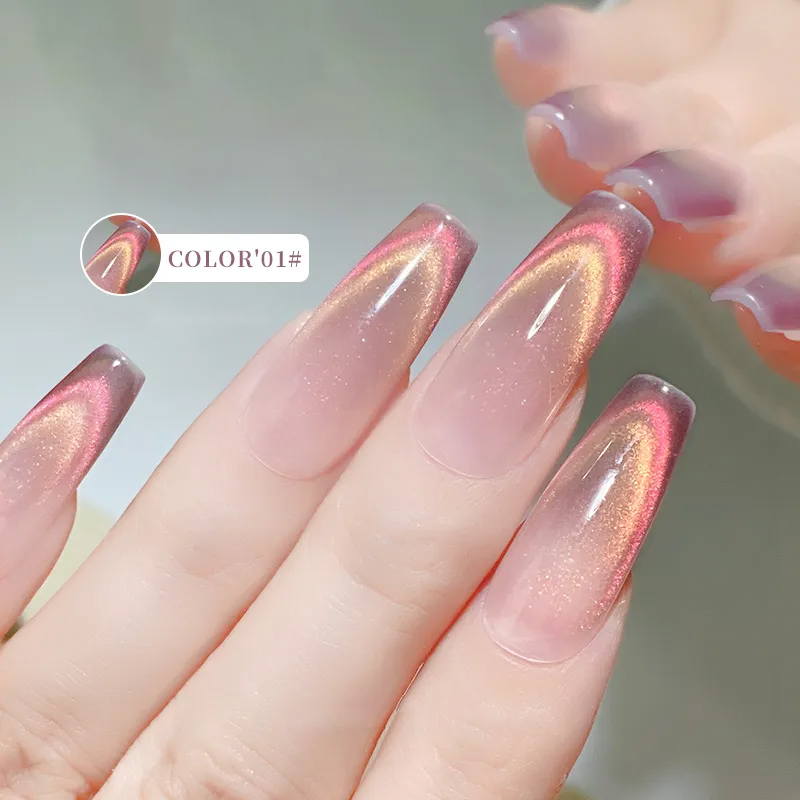 6 Colors Aurora Cat Eye Magnet - огляд і ціна Nail Art Rainbow