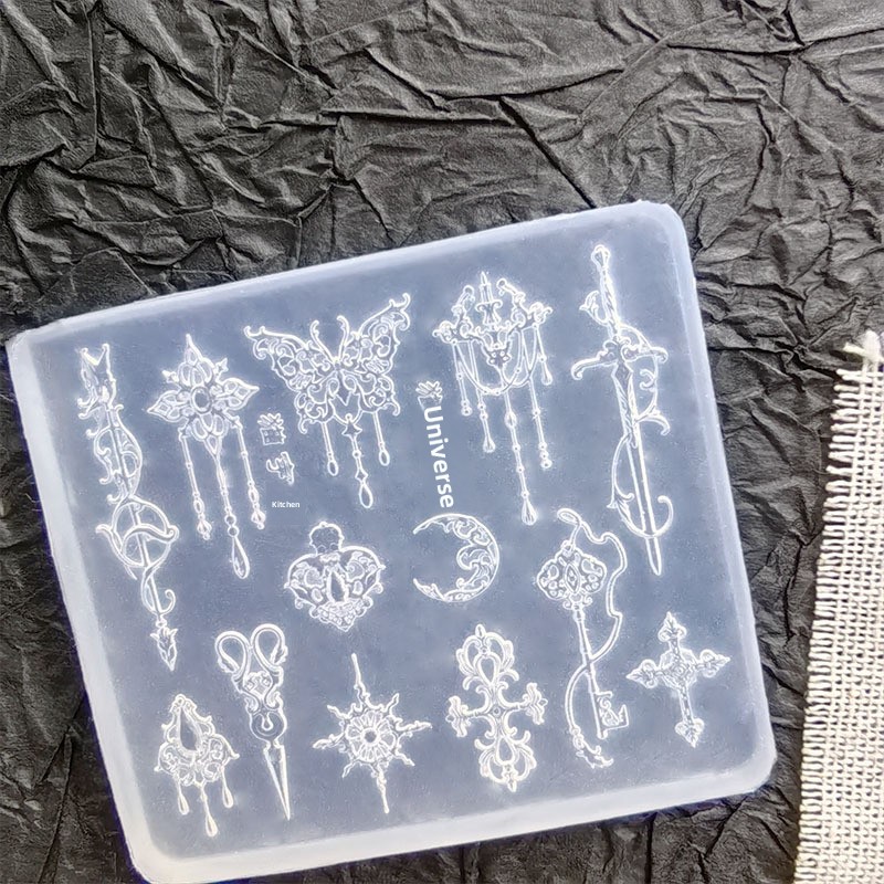 Gothic Vintage Metal‑Texture N - огляд і ціна Nail Art Gothic