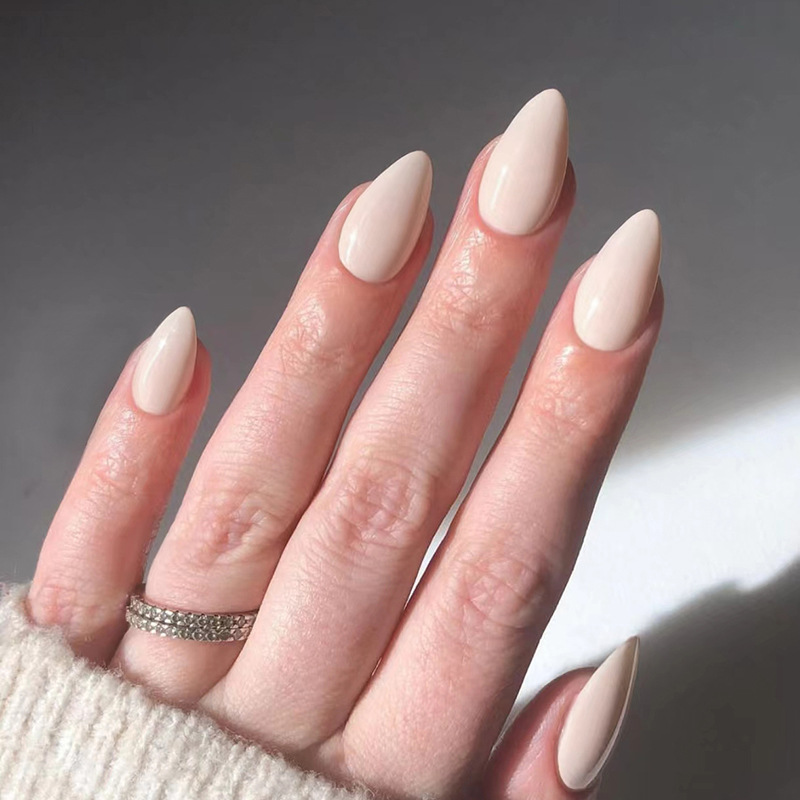 24pcs Solid Color False Nails  - огляд і ціна Nail Art Simple