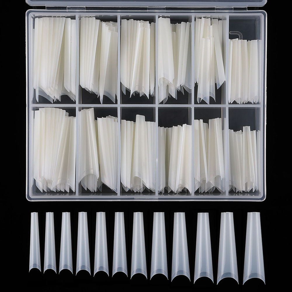 240Pcs Extra Long C Curve Stra - огляд і ціна Nail Art Xxl