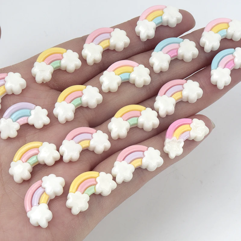 30Pcs/300pcs Mini Resin Rainbo - огляд і ціна Nail Art Rainbow