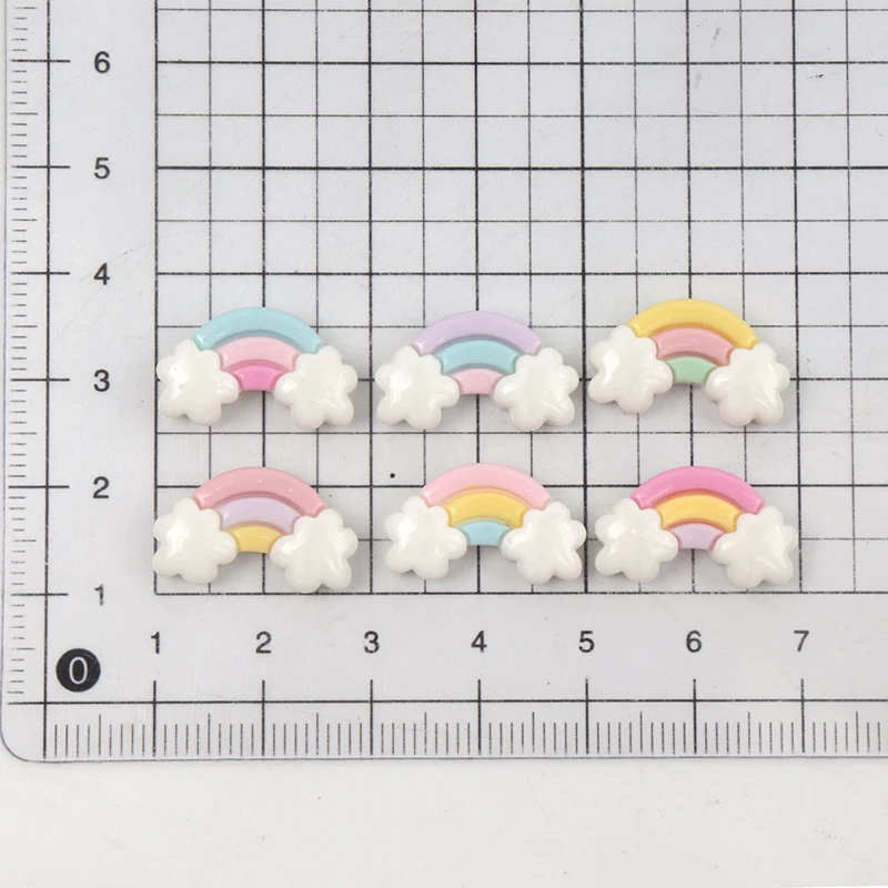 30Pcs/300pcs Mini Resin Rainbo - огляд і ціна Nail Art Rainbow