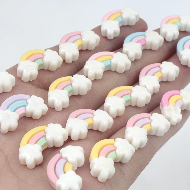 30Pcs/300pcs Mini Resin Rainbo - огляд і ціна Nail Art Rainbow