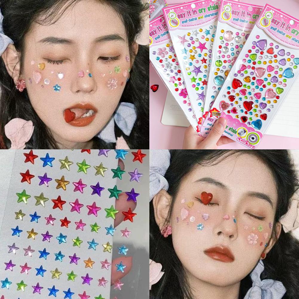 Self-Adhesive Face Rhinestones - огляд і ціна Nail Art Design