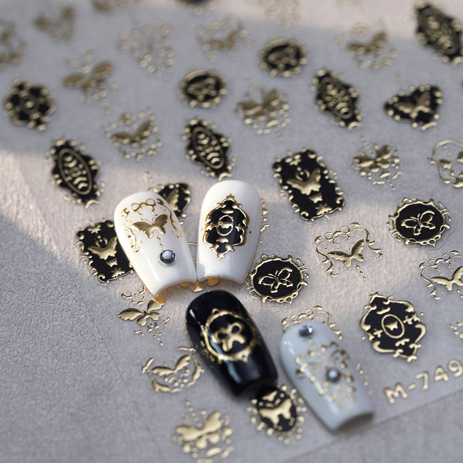 TENSOR NAIL Vintage Black Gold - огляд і ціна Nail Art Elegan