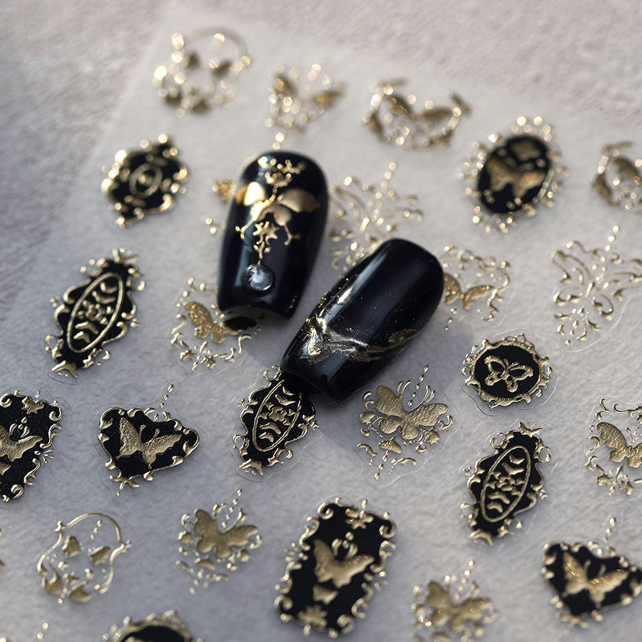 TENSOR NAIL Vintage Black Gold - огляд і ціна Nail Art Elegan