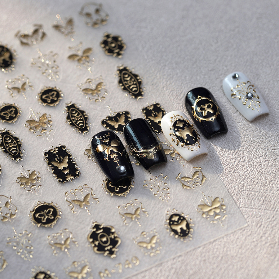TENSOR NAIL Vintage Black Gold - огляд і ціна Nail Art Elegan