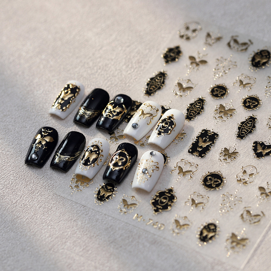 TENSOR NAIL Vintage Black Gold - огляд і ціна Nail Art Elegan