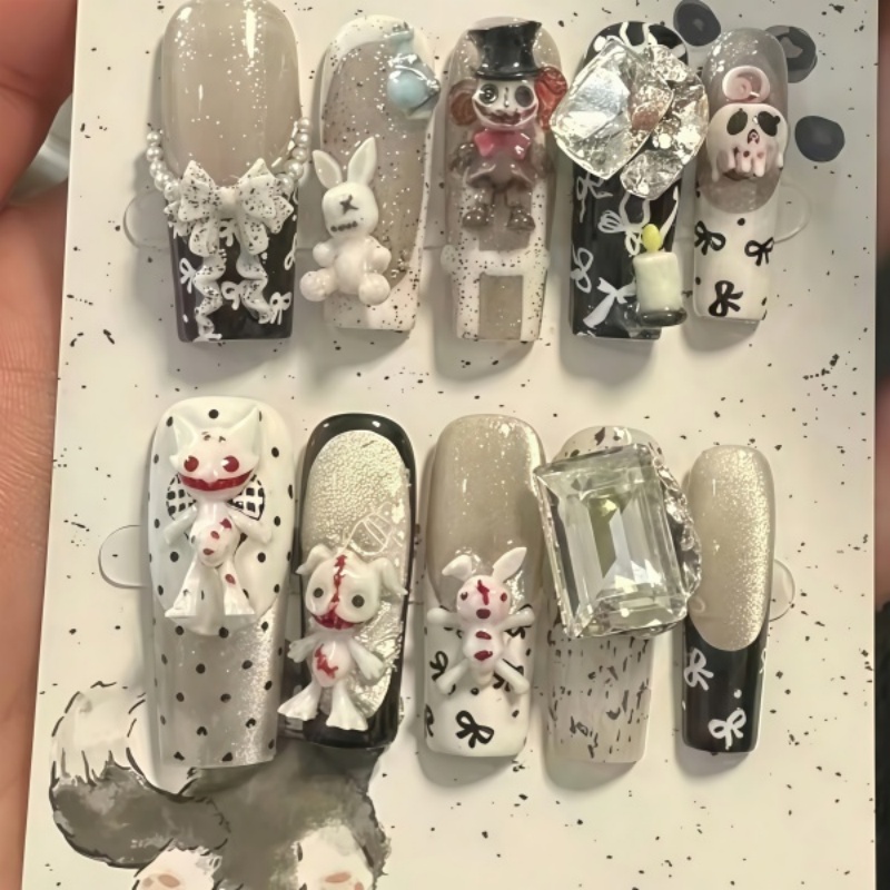 Dark Fantasy Halloween Nail Ar - огляд і ціна Nail Art Gothic