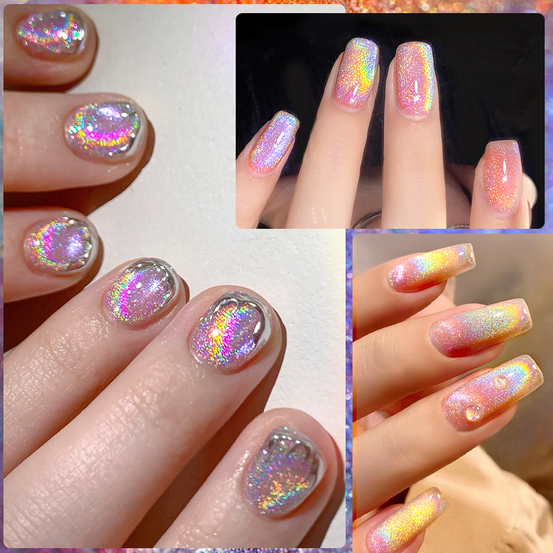 LILYCUTE 7ML Rainbow Red Glass - огляд і ціна Nail Art Rainbow