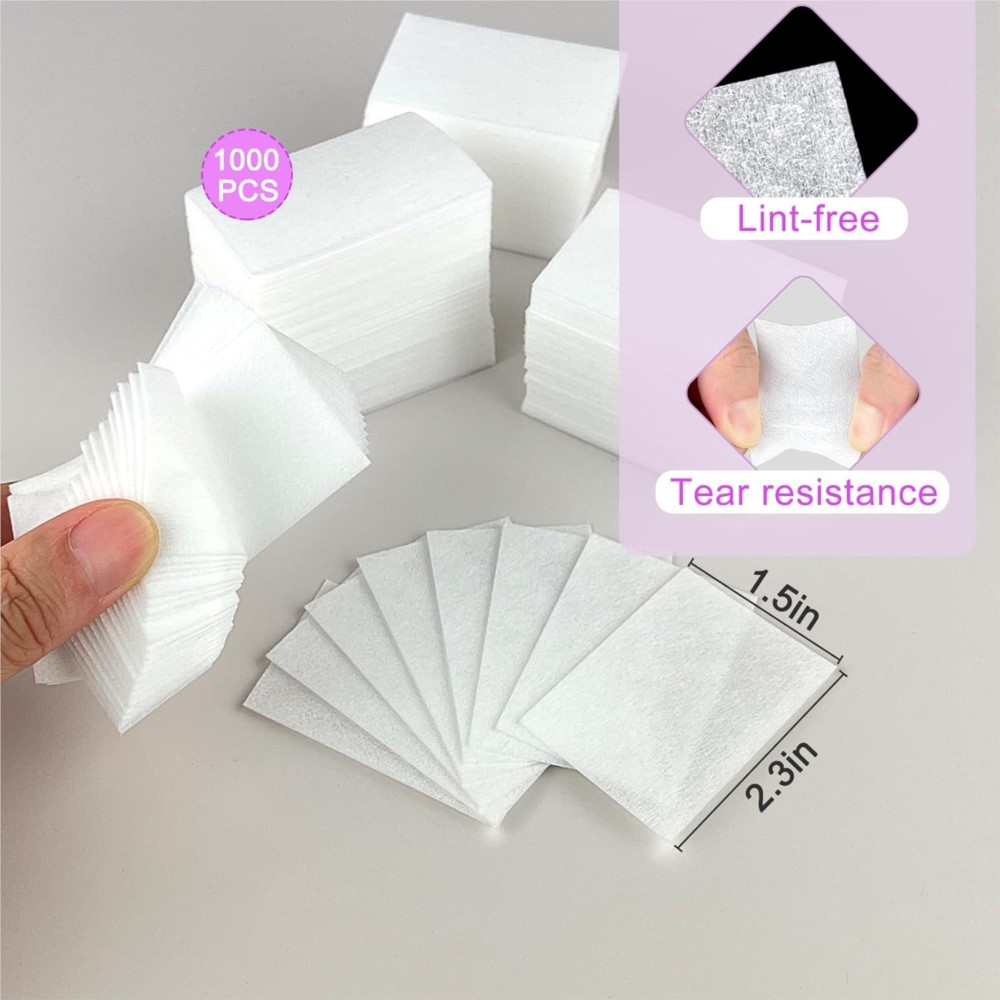 1000Pcs Lint Free Nail Wipes G - огляд і ціна Nail Art Gel Polish