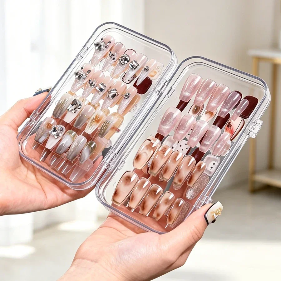 Clear Foldable Press On Nail S - огляд і ціна Nail Art Simple