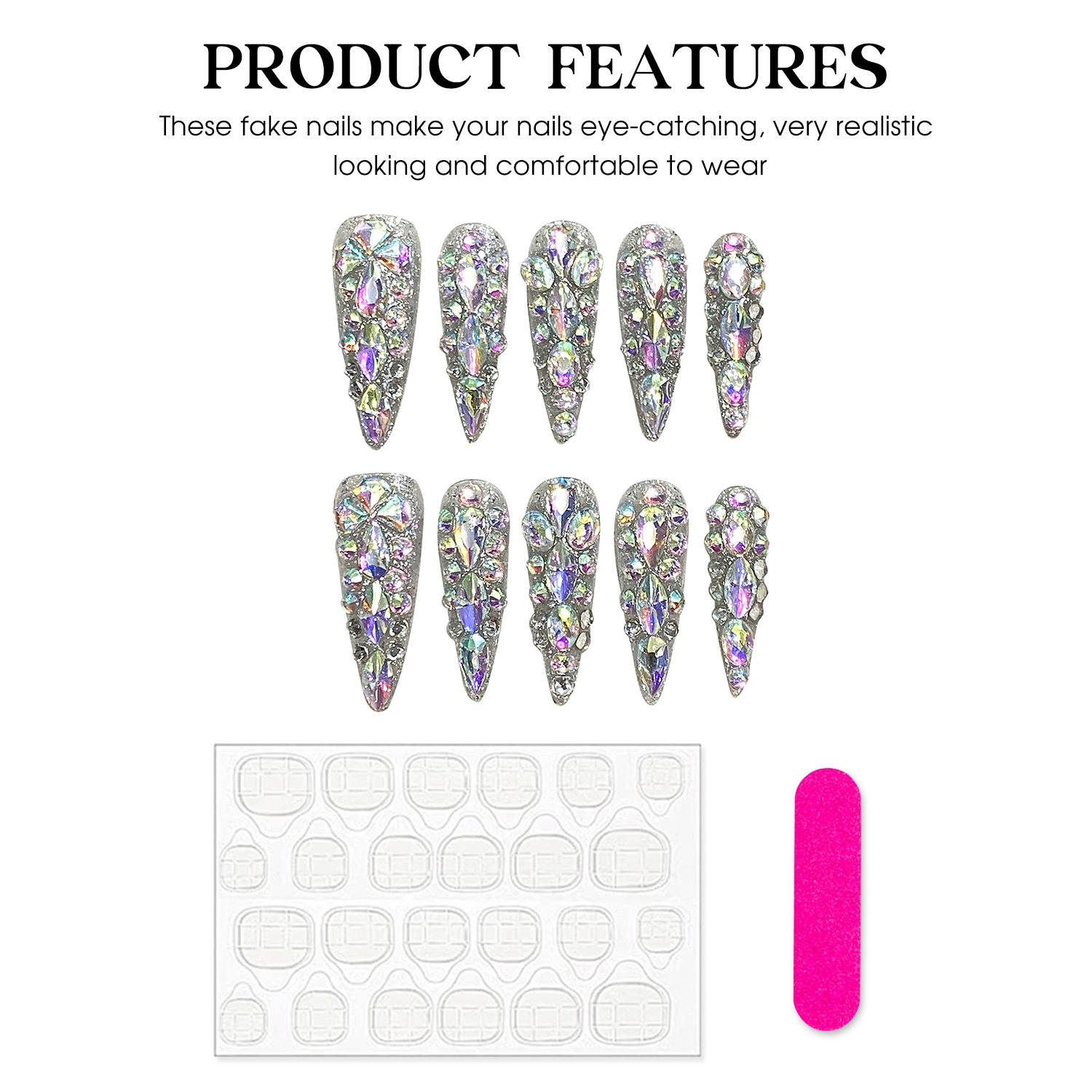 10pcs Handmade Press On Nails  - огляд і ціна Nail Art Design