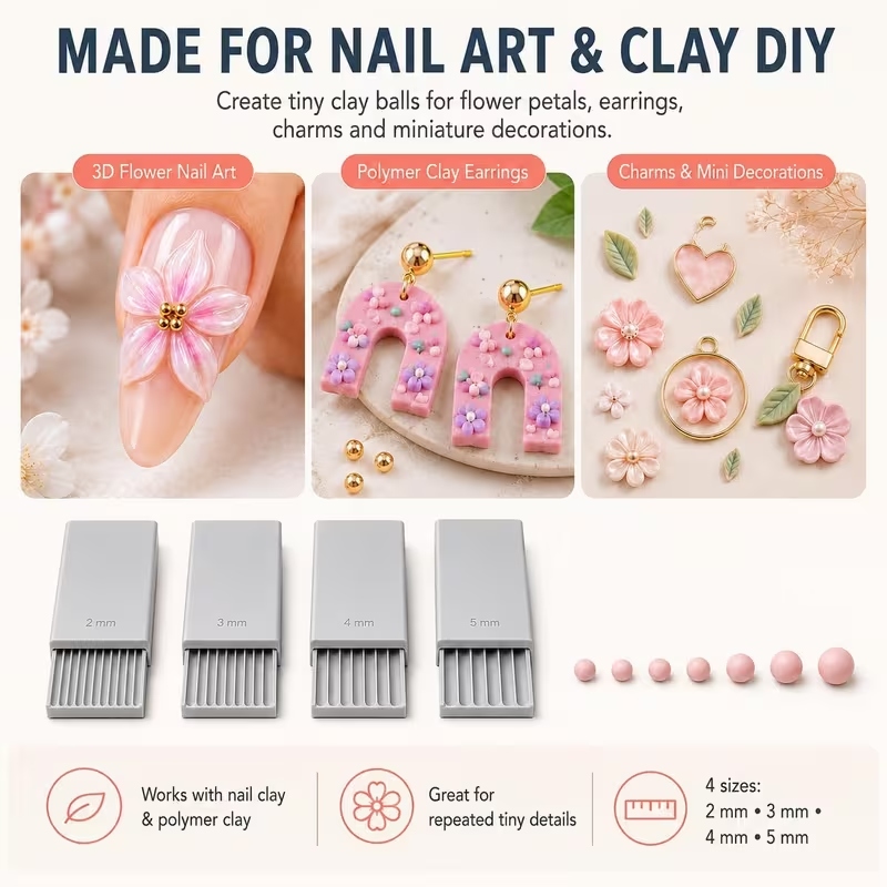 3D Print Clay Gel Ball Maker T - огляд і ціна Nail Art Design