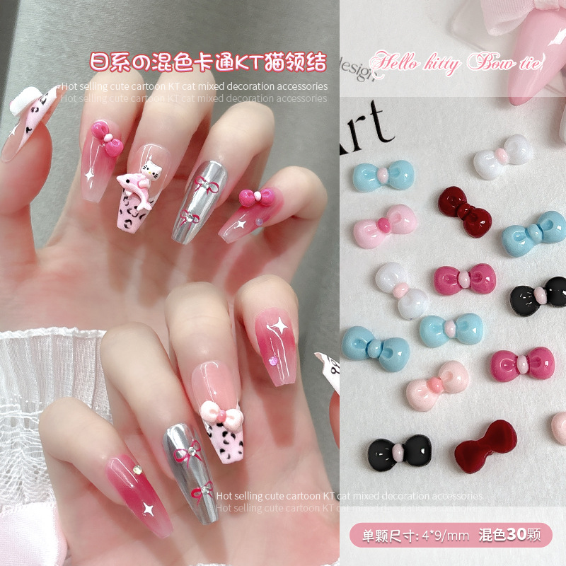 30PCS 3D Nail Art Bow Charms S - огляд і ціна Nail Art Lotso