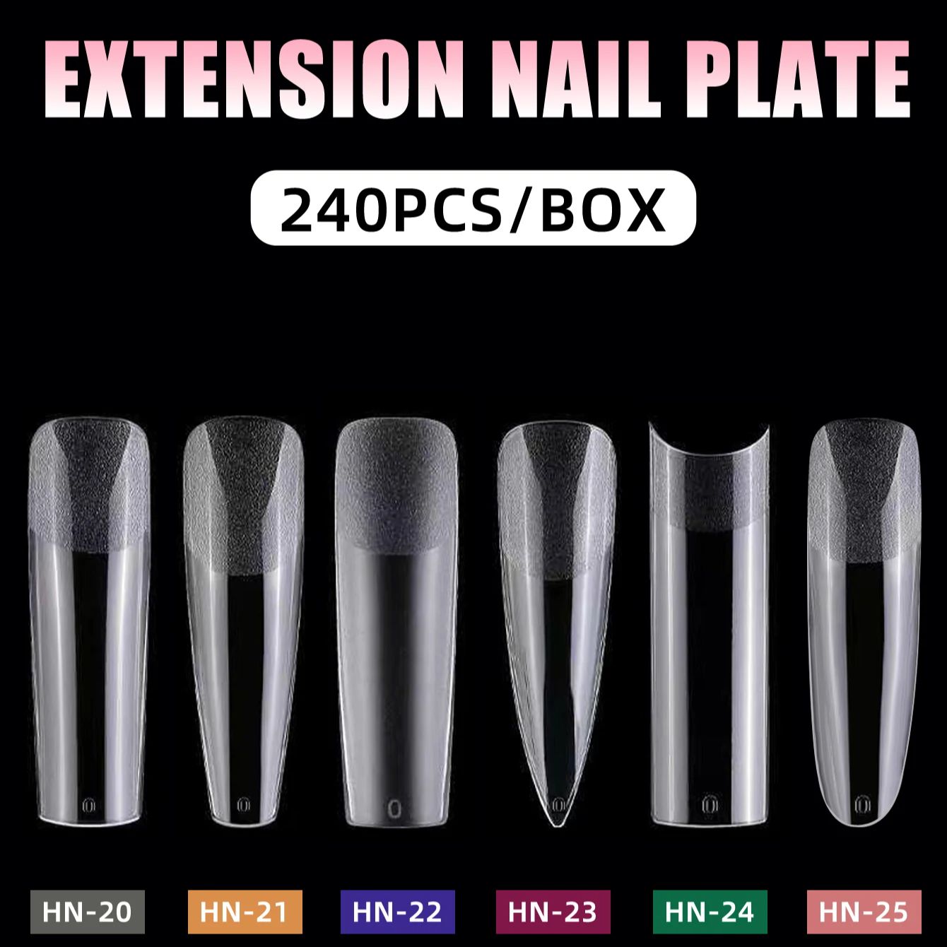 240pcs XXL Long Square Full &  - огляд і ціна Nail Art Xxl